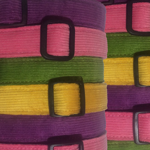 New Corduroy Polar Bear Protector Collars in Hemp/Organic Cotton