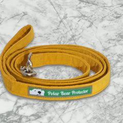 New Corduroy Polar Bear Protector Leashes in Hemp/Organic Cotton